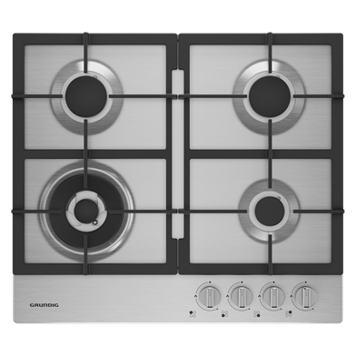Grundig x4 Burners Gas Hob / 60cm / Inox