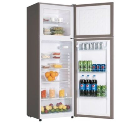 Konka Fridge Freezer / 1.45cm / 201Ltrs / Inox