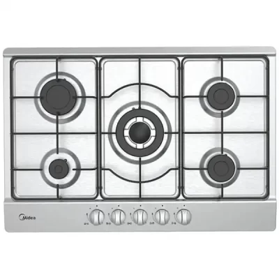 Midea x5 Burners Gas Hob / 75cm / Inox