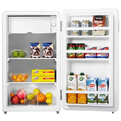 Midea Table Top Fridge Retro Style 85cm / 93L / White
