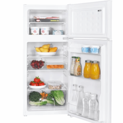 AVG Fridge Freezer 144cm / 206L / Inox