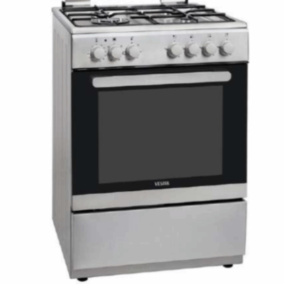 Fiesta by Vestel Gas Cooker 50x60 / Fan Assisted / Inox