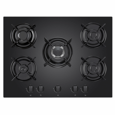 AVG 4 Gas Burner 70cm / Black Glass