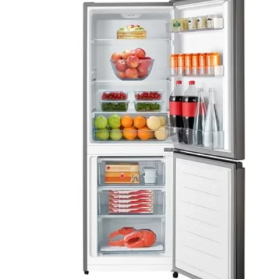 AVG Richhome Fridge Freezer 180cm / 244Ltrs / Inox