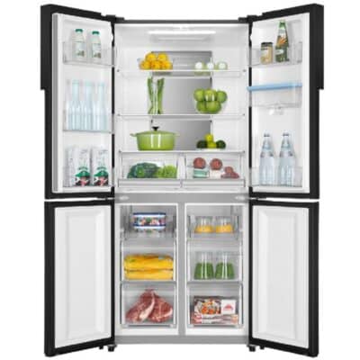 AVG by Midea Quad Door Refrigerator 515Ltrs / 190cm / Non Frost / Dark Inox