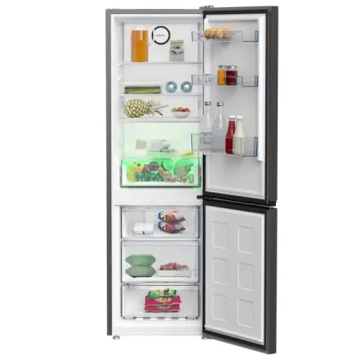 Hyundai Fridge Freezer 200m / 326L / Non Frost / Dark Inox